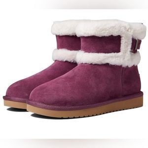NEW UGG KOOLABURRA BARLEE MINI IN WINE